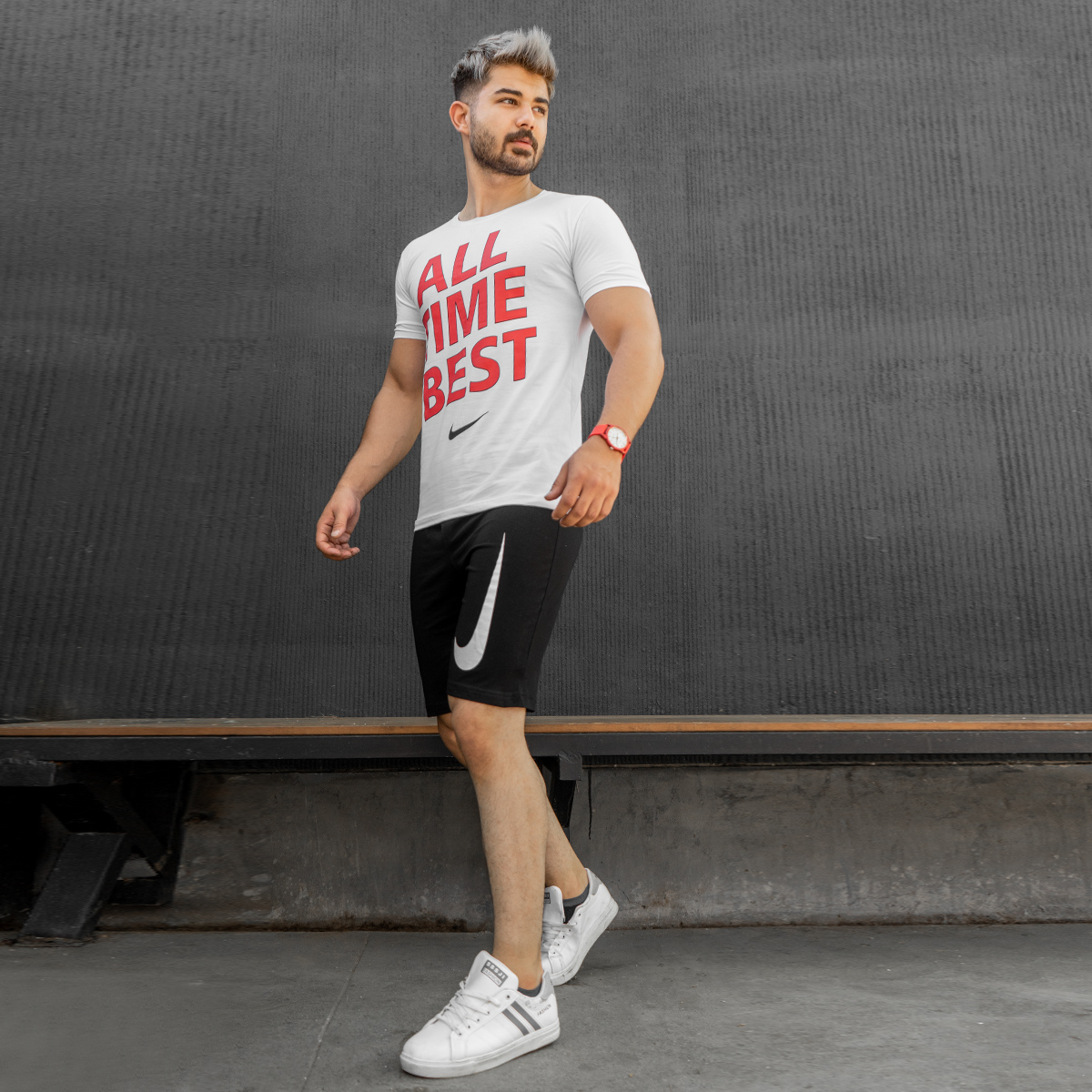 ست تیشرت شلوارک All Time Best مردانه مدل Arnavi