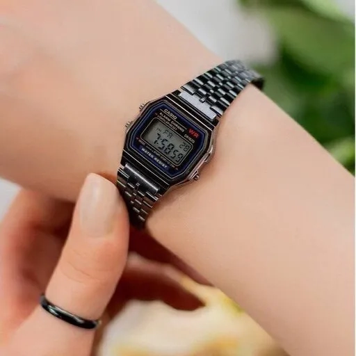 ساعت مشکی نوستالژی Casio ( زنانه)