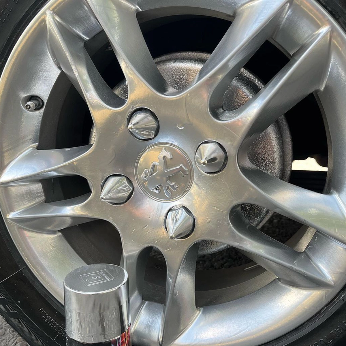 اسپری رنگ کروم استیل گل پخش مدل STAINLESS STEEL