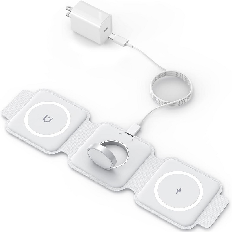 شارژر مغناطیسی بی سیم 3 در 1 مدل magnetic wireless